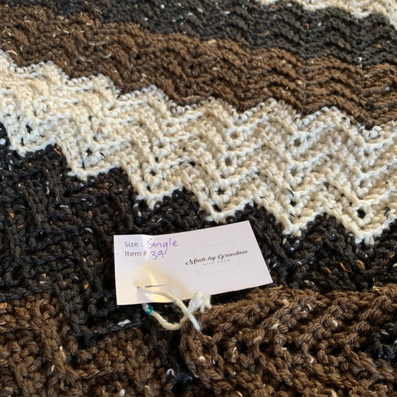 Made by Grandma Other - Made by Grandma - Hand Crocheted Single Blanket